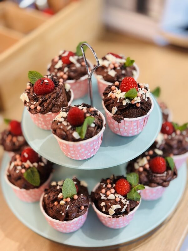 Muffin teemakohaliste kaunistustega